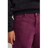 WE Fashion - Jeans - Aubergine - Wide Leg - Lang