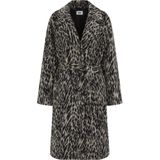 WE Fashion - Dames Jas - Grijs - Luipaardprint - Regular Fit