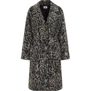 WE Fashion - Dames Jas - Grijs - Luipaardprint - Regular Fit