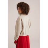 WE Fashion - Dames Jack - Regular Fit - Met Steekzakken - Knoopsluiting