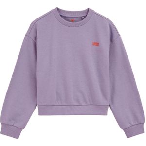 WE Fashion - Sweatshirt - Rood - Oversized