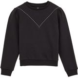 WE Fashion - Meisjes Sweater - Donkergrijs - Regular Fit