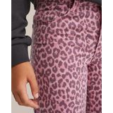 WE Fashion - Jeans - Lila - Dierenprint - Wide Leg