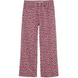 WE Fashion - Jeans - Lila - Dierenprint - Wide Leg