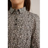 WE Fashion - Jerseyjurk - Lichtbruin - Luipaardprint - Regular Fit - Katoen