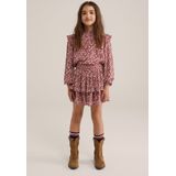 Giordano - Lange Mouw Overhemd - Rood - Katoen - 317810