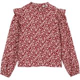 Giordano - Lange Mouw Overhemd - Rood - Katoen - 317810