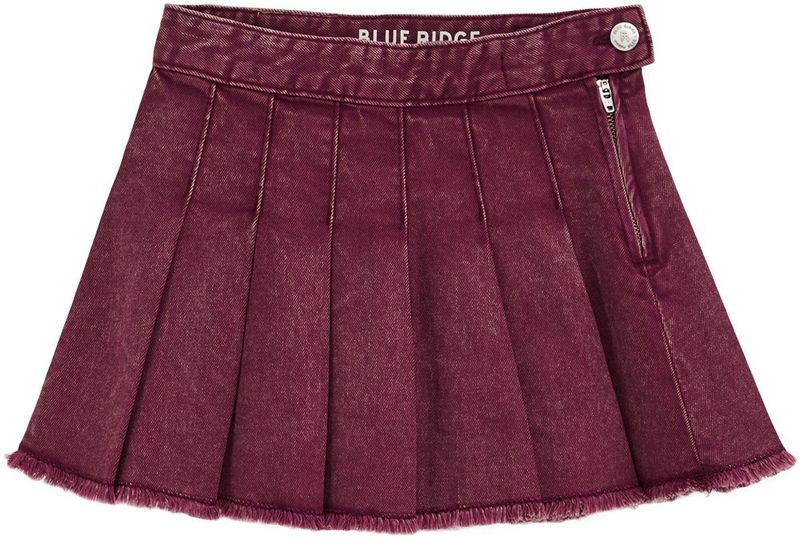 WE Fashion - Geplooide Rok - Denim