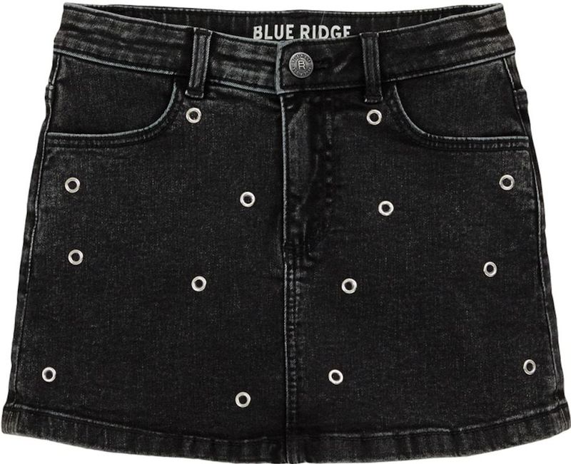 WE Fashion - Blue Ridge - Jeansrok - Stretchdenim - Met Rits- en Knoopsluiting