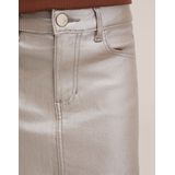 WE Fashion - Minirok - Lichtroze - Effen - Met Achterzak en Zijkanten