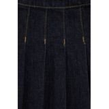 WE Fashion - Denim Rok - Meisjes - Mini Lengte - Plooien in Schoolstijl