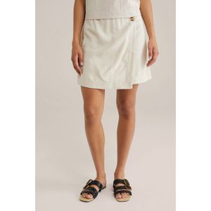 WE Fashion - Skort - Regular Fit - Met Verborgen Ritssluiting - Overslag met Sierknoop