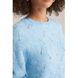 WE Fashion - Trui - Lichtblauw - Knitwear - Lange Mouw