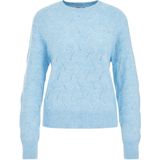 WE Fashion - Trui - Lichtblauw - Knitwear - Lange Mouw