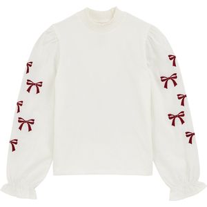 WE Fashion - T-shirt - Meisjes - Met Embroideries