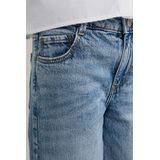 WE Fashion - Broek - Blauw - Gevoerde Zoom - Loosefit - High Waist