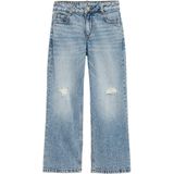 WE Fashion - Broek - Blauw - Gevoerde Zoom - Loosefit - High Waist