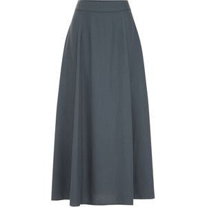 WE Fashion - A-lijn Rok - Donkergrijs - Lang/maxi - Viscose