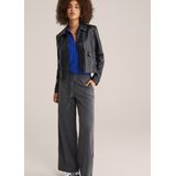 WE Fashion - Blouse - Kobaltblauw - Klassieke Blouse - Driekwart Mouw