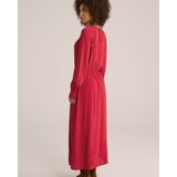WE Fashion - Dames Maxi Jurk - Vuurrood - Viscose