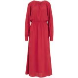 WE Fashion - Dames Maxi Jurk - Vuurrood - Viscose