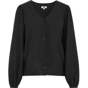 WE Fashion - Blouse - V-hals - Knoopsluiting - Ballonmouwen