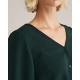 WE Fashion - Blouse - V-hals - Knoopsluiting - Ballonmouwen