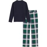 WE Fashion - Blue Ridge - Pyjama - Blauw - Katoen