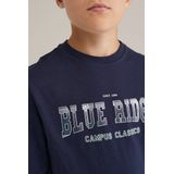 WE Fashion - Blue Ridge - Pyjama - Blauw - Katoen