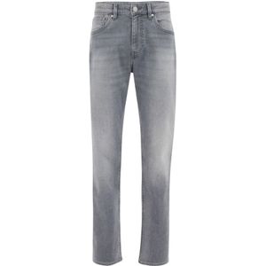 WE Fashion Heren Regular fit jeans met medium stretch