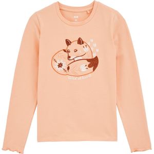 WE Fashion - T-shirt - Koraalroze - Regular fit