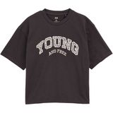 WE Fashion - Oversized T-shirt - Meisjes - Met Embroidery