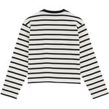 T-shirt - Regular Fit - Lange Mouwen - Ronde Hals - Geborduurde Tekst