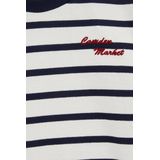 WE Fashion - Meisjes T-shirt - Donkerblauw - Regular Fit