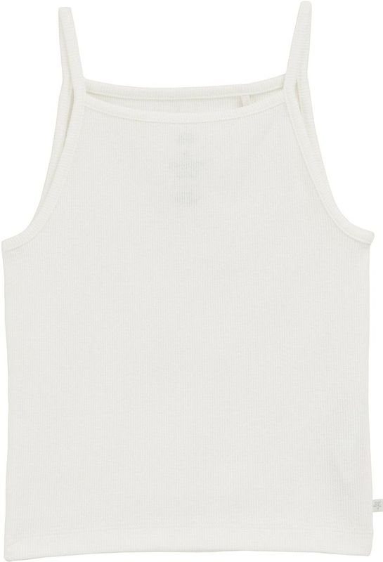 WE Fashion - Meisjes Cropped Tank Top - Gebroken Wit - Katoen