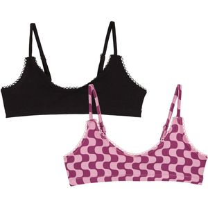 WE Fashion - Bh Top - Meisjes - Verstelbare Bandjes - Comfortabele Elastische Band