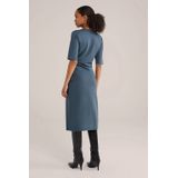 WE Fashion - Midi Jurk - Dames - Plooidetail