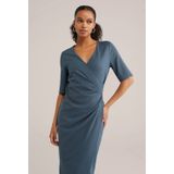 WE Fashion - Midi Jurk - Dames - Met Plooidetail