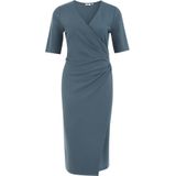 WE Fashion - Midi Jurk - Dames - Met Plooidetail