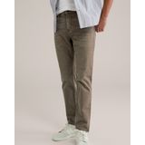 WE Fashion - Jeans - Bruin - Slimfit - Gevoerde Zoom/Rand - 5-Pocket-Style