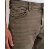 WE Fashion - Jeans - Bruin - Slimfit - Gevoerde Zoom/Rand - 5-Pocket-Style