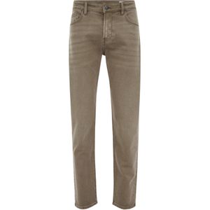 WE Fashion - Jeans - Bruin - Slimfit - Gevoerde Zoom/Rand - 5-Pocket-Style