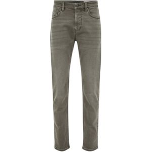 WE Fashion - Jeans - Kaki - Slimfit - Heavy Washed