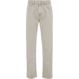 WE Fashion - Blue Ridge - Regular Fit Jeans - Grijs - 100% Katoen