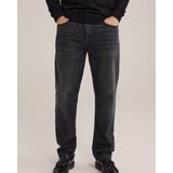 WE Fashion - Blue Ridge - Regular Straight Leg Jeans - Zwart Denim
