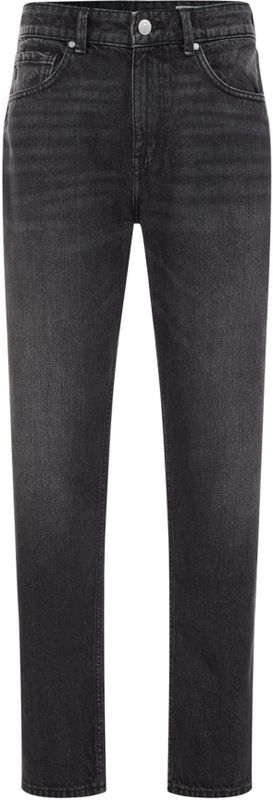 WE Fashion - Blue Ridge - Regular Straight Leg Jeans - Zwart Denim