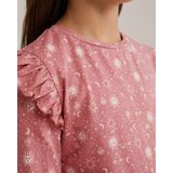 WE Fashion - Nachthemd - Roze - Lange Mouwen - Ronde Hals