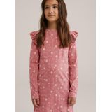 WE Fashion - Nachthemd - Roze - Lange Mouwen - Ronde Hals