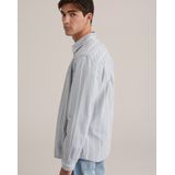 WE Fashion - Regular Fit - Overhemd - Grijsblauw - Katoen