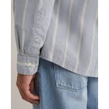 WE Fashion - Regular Fit - Overhemd - Grijsblauw - Katoen